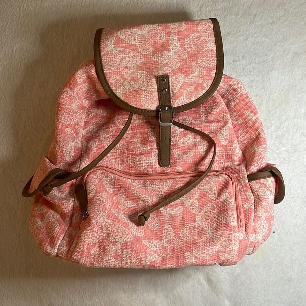 Butterfly Print Girl’s Back Pack Bag